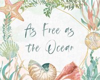 Watercolor Coast II v2 Fine Art Print