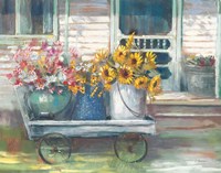 Garden Wagon Bright Fine Art Print