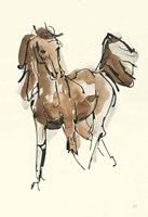 Sketchy Horse VI Framed Print