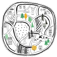 Neighborhood Pals XIV Framed Print