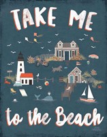 Seaside Village VI Fine Art Print