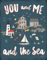 Seaside Village V Fine Art Print