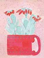 Coral Cuppa Fine Art Print