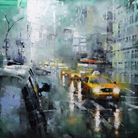 New York Rain Fine Art Print