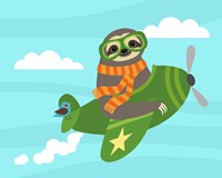 Airborne Sloth Fine Art Print