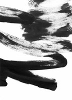 Black and White Strokes 5 Fine Art Print