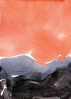 Orange Blue Graphite Fine Art Print