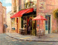 Hillside Cafe Fine Art Print