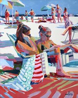 Beach Gossip Fine Art Print