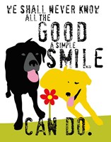 The Good a Simple Smile Can Do Fine Art Print