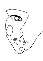 Face Line 2 Fine Art Print