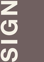 Sign Fine Art Print