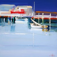 Port Fairy Moorings 2 Fine Art Print