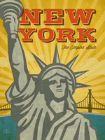 New York - The Empire State Fine Art Print