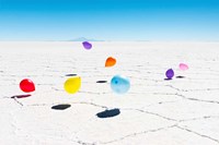 Balloons Three, Salar de Uyuni, Bolivia Fine Art Print