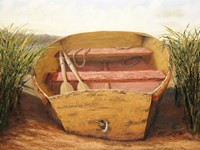Beached Dinghy Fine Art Print