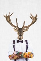 Deer Man Fine Art Print