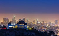 L.A. Skyline with Griffith Observatory Fine Art Print