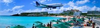 Happy Landings on St. Maarten Fine Art Print