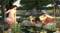 Echo and Narcissus, 1903 Fine Art Print