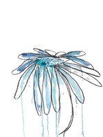 Indigo Modern Botanical Fine Art Print