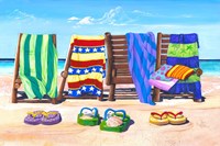 Sandals and Seats Fine Art Print