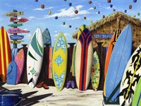 Surf Shack Fine Art Print