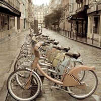 City Street Ride Fine Art Print