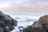 Crescent Beach Waves 3 Fine Art Print