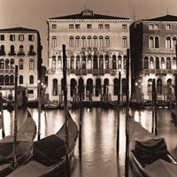 Il Gran Canale di Notte Fine Art Print