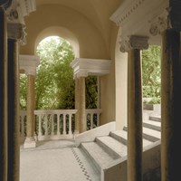 Jardin Portique No. 1 Fine Art Print