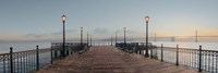 Pier with Bay Bridge Vista Fine Art Print