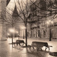 Plaza de Porlier, Oviedo Fine Art Print