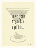 Guardian Angel Drinks Fine Art Print