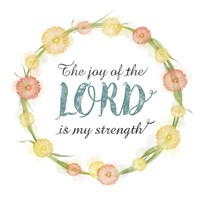 Flower Wreath Fine Art Print