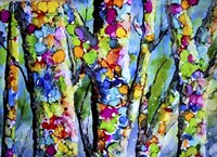 Birches with Bling Fine Art Print