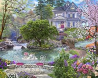 Waterside Tea Fine Art Print