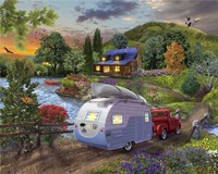 Campers Coming Home Fine Art Print