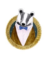 Spiffy Animals III Framed Print