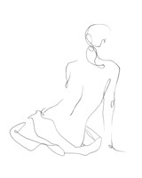 Gestural Contour I Fine Art Print