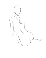 Gestural Contour IV Fine Art Print