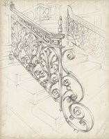 Iron Railing Design I Fine Art Print
