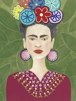 Frida Floral II Fine Art Print