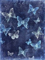 Indigo Flight I Fine Art Print