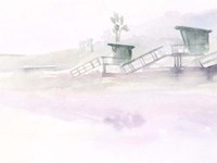 Dawn Beach Break III Fine Art Print