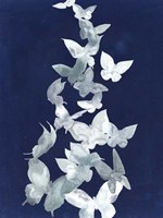 Indigo Butterfly Falls II Fine Art Print