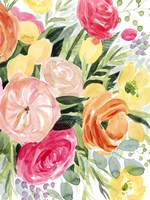 Blossomy Gathering II Fine Art Print