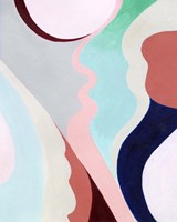 Pastel Highlands I Framed Print