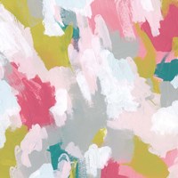 Pink Scramble I Framed Print