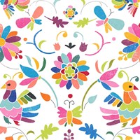 Folklorica III Framed Print